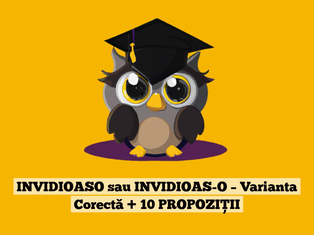 INVIDIOASO sau INVIDIOAS-O – Varianta Corectă + 10 PROPOZIȚII