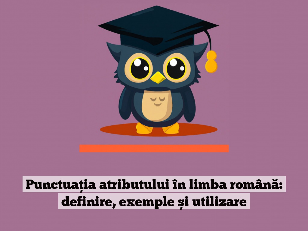 Punctuația atributului în limba română: definire, exemple și utilizare